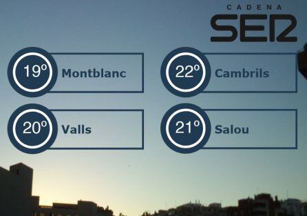 Temperatures a primera hora del matí