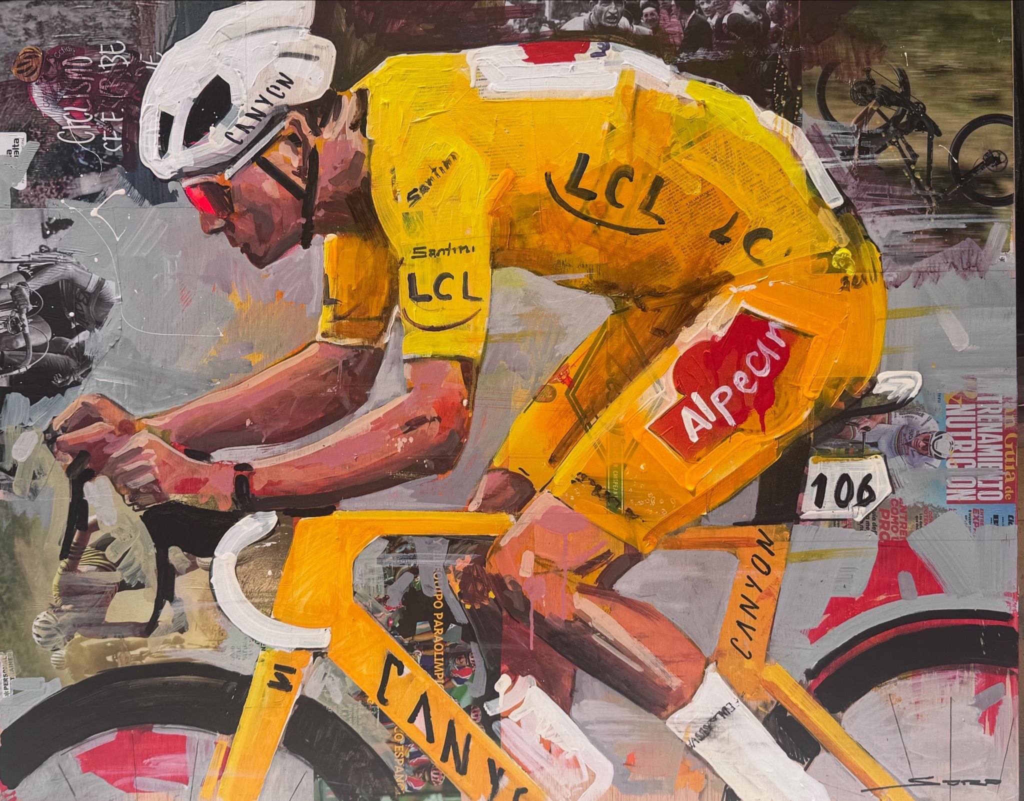 Una de las pinturas de Soro. Fuente: Miguel Soro