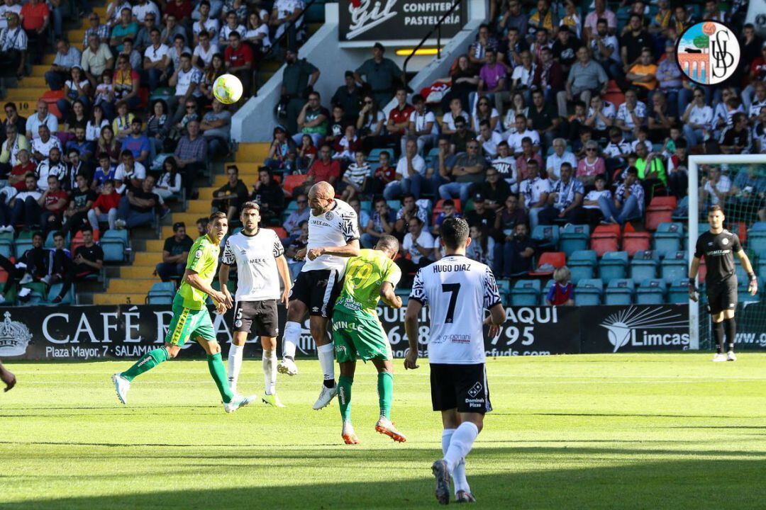 Derbi del pasado mes de octubre en el estadio Helmántico.