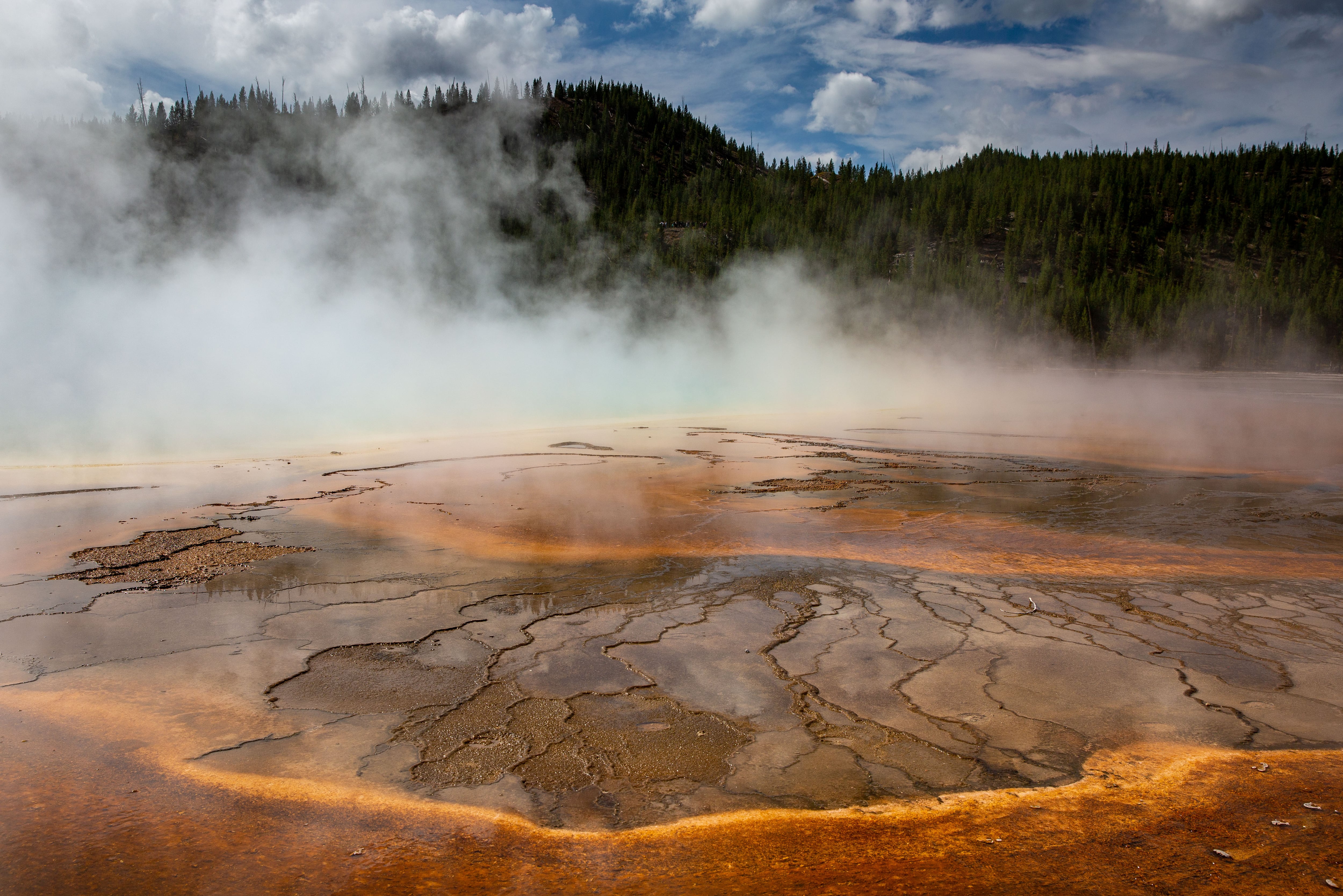 Aguas termales de Yellowstone.