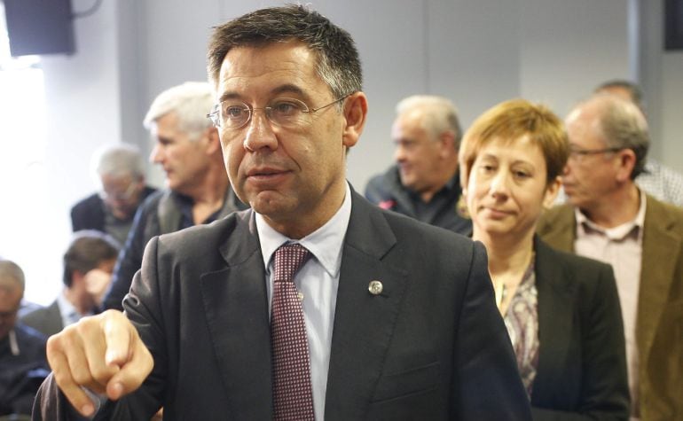 El presidente del Fc Barcelona, Josep Maria Bartomeu.