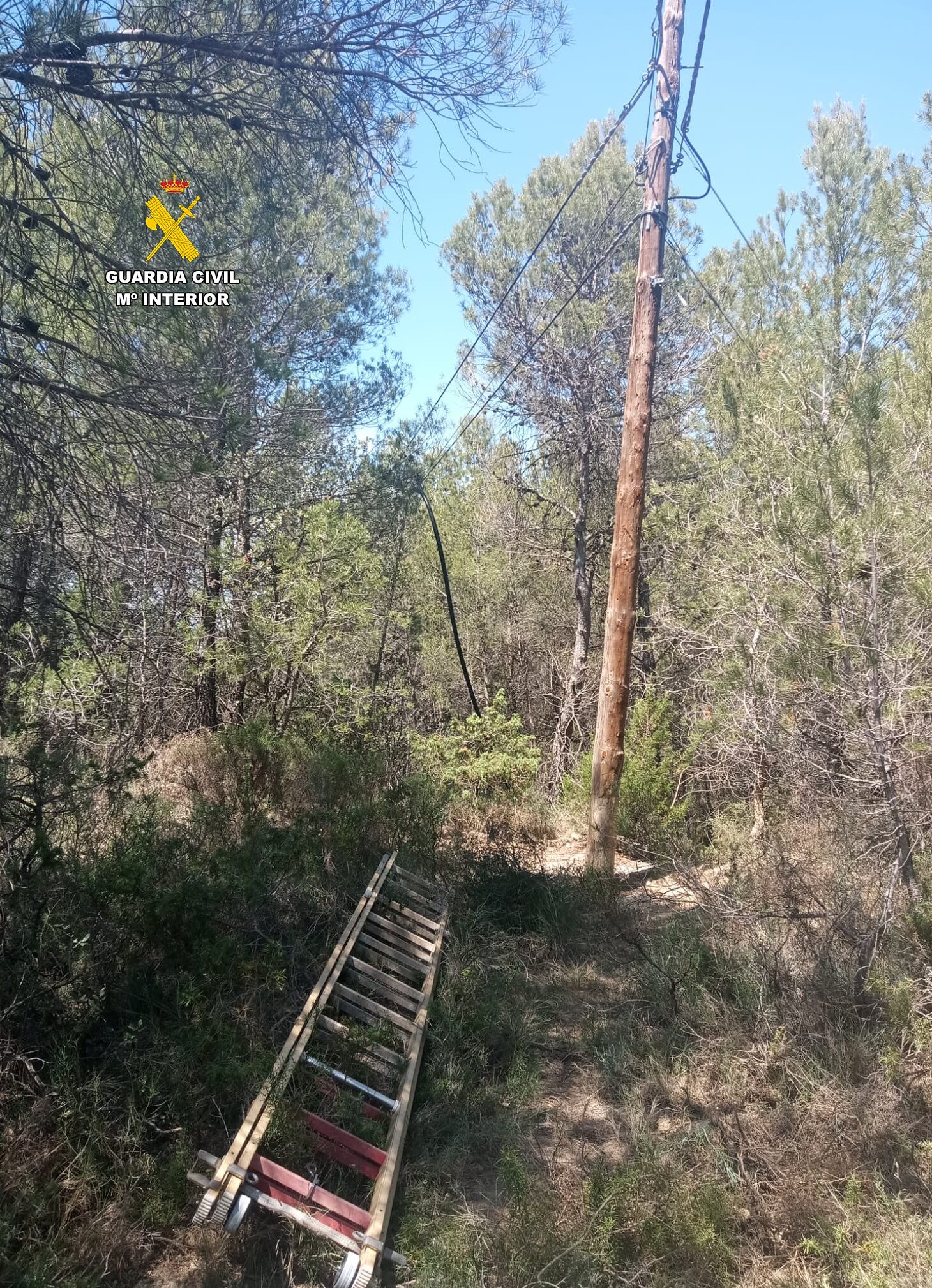 El robo de cobre dejó sin teléfono a Lupiñén y Agüero