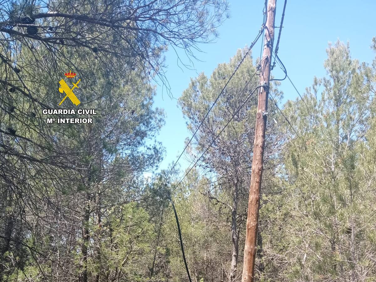 Detenidas dos personas por el robo de cobre que dejó sin teléfono a Lupiñén y Agüero