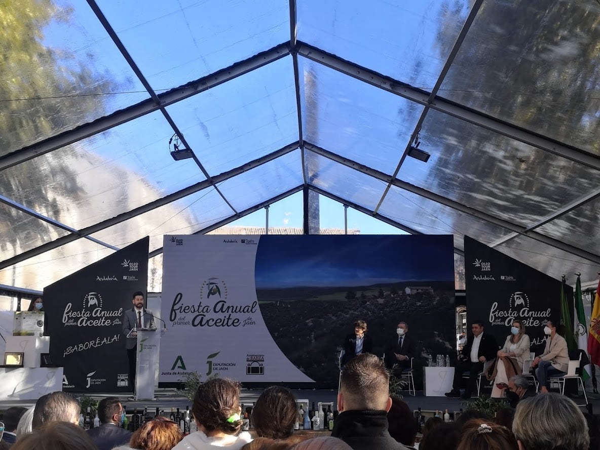 Una edición anterior de la Fiesta del Primer Aceite de Jaén