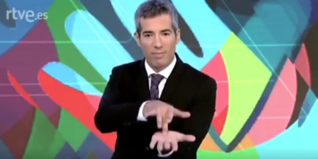 El bonito gesto de Oriol Nolis en el &#039;Telediario&#039; de TVE