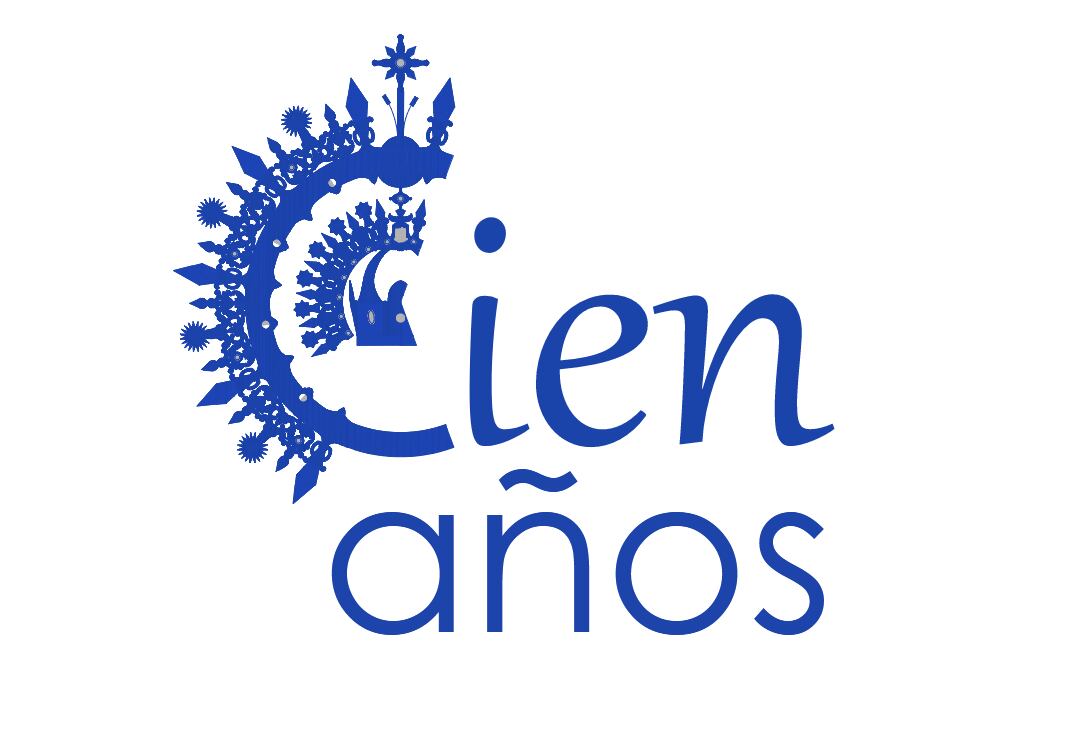 El logo &#039;Cien años&#039;, del olmedano Fernando Salvador González