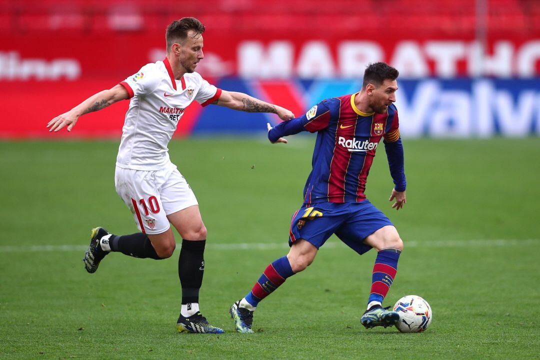 Messi marcó el segundo gol de su equipo.