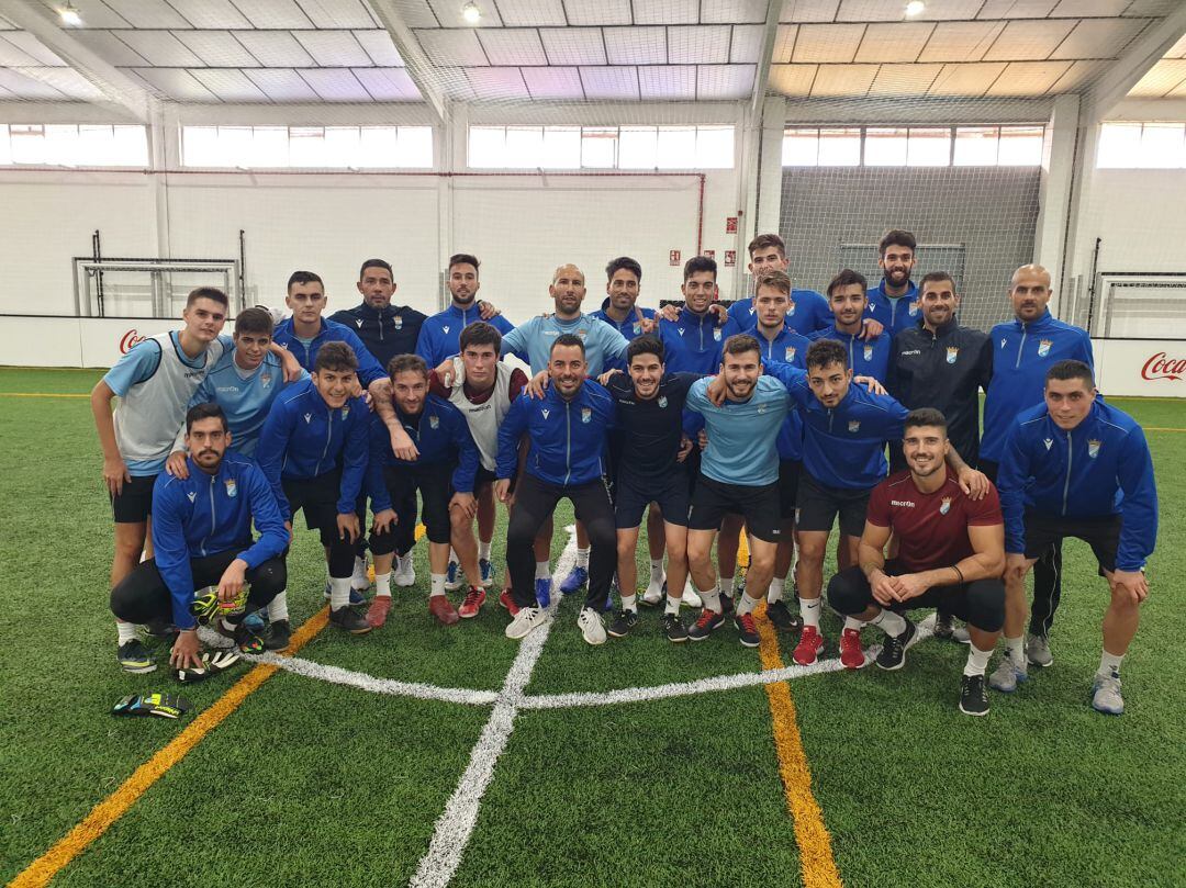 La plantilla del Xerez CD entrenó el miércoles en el Jerez Fun Center