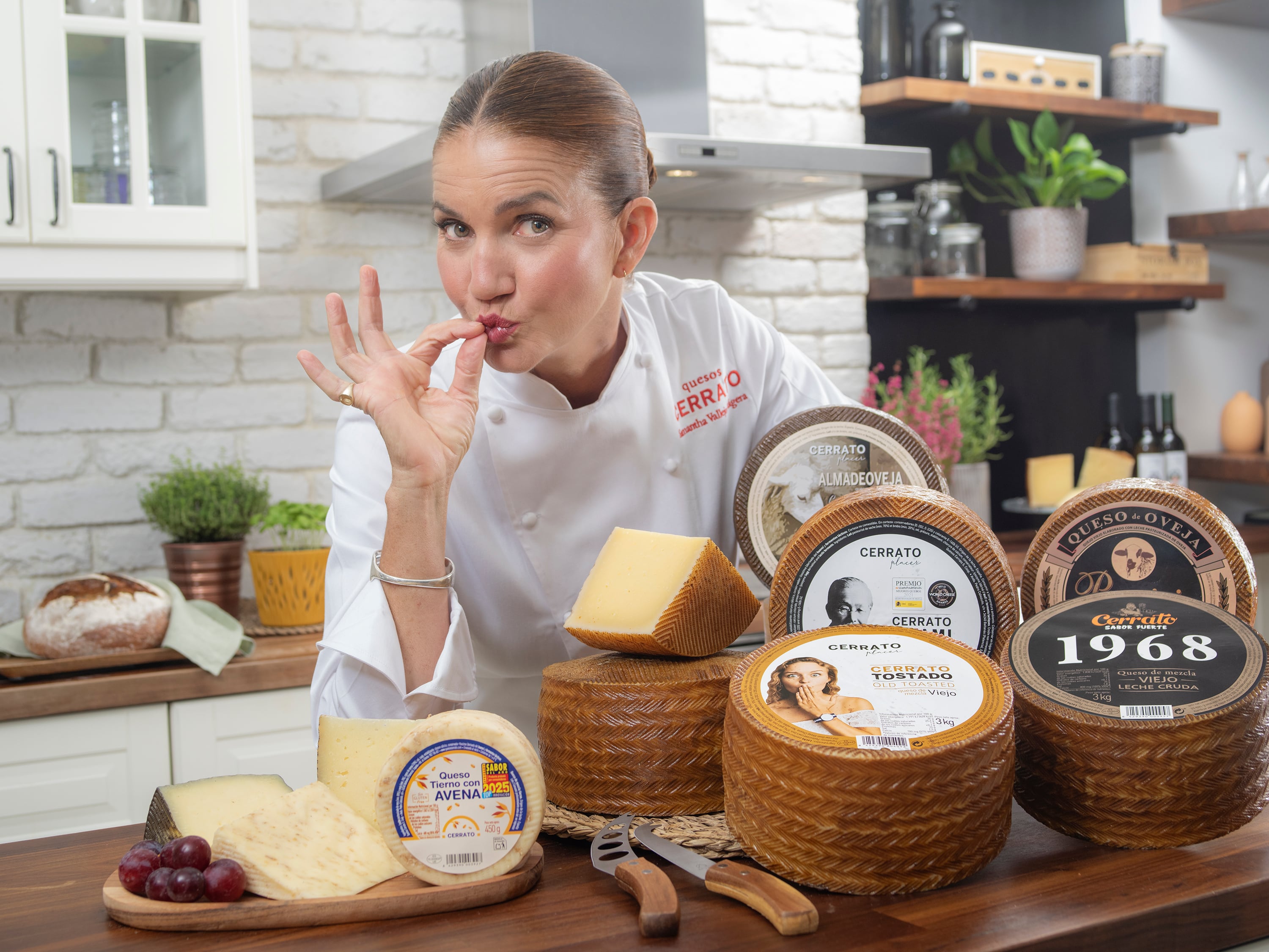 Samantha Vallejo-Nágera, embajadora de Quesos Cerrato