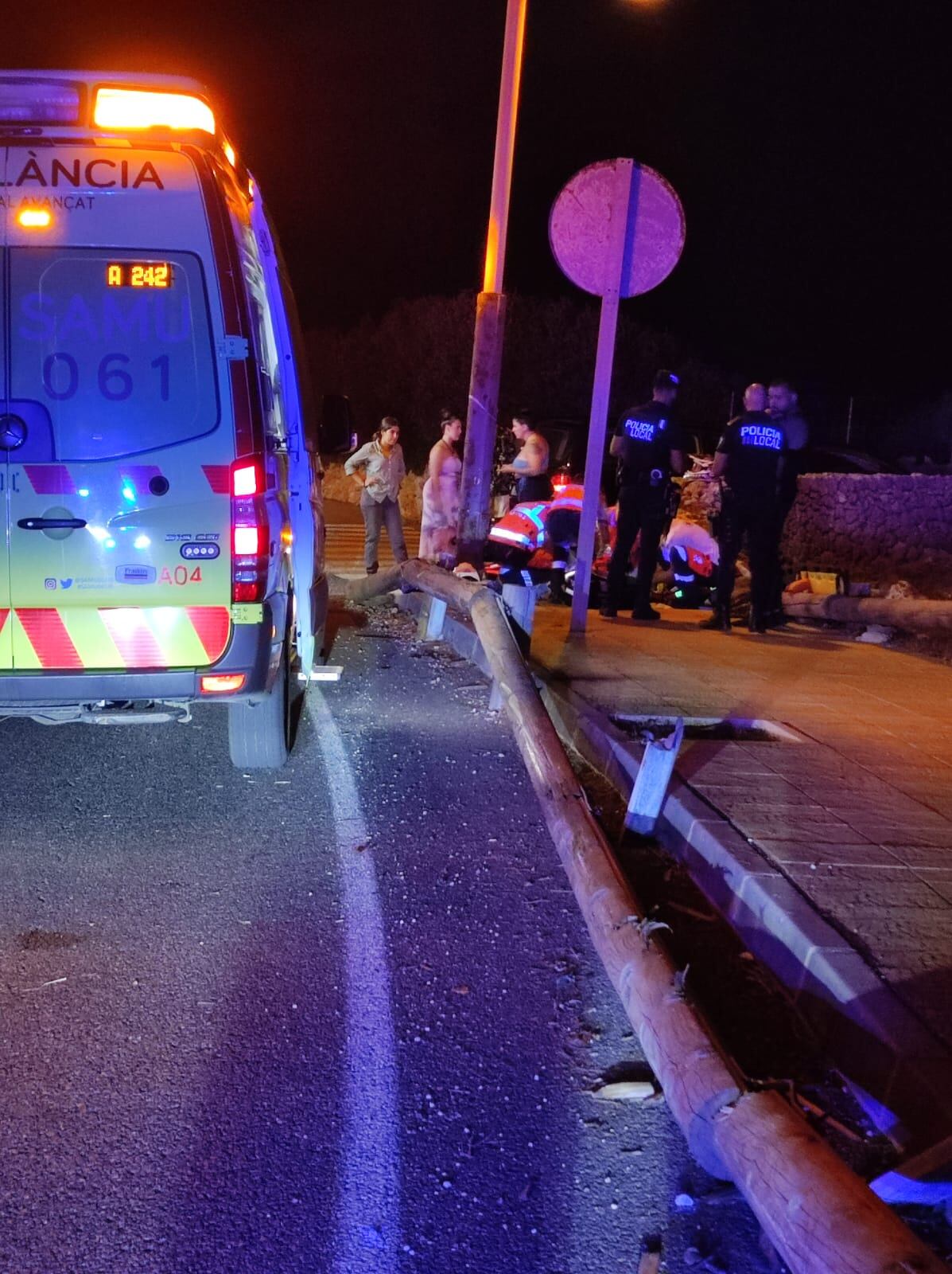 El jove de 20 anys va resultar ferit de gravetat.