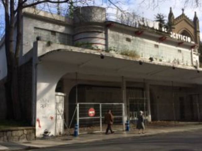 La deteriorada gasolinera de Goya es uno de los edificios que se pide que se proteja