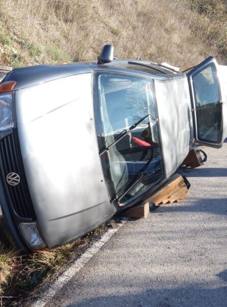 El coche siniestrado