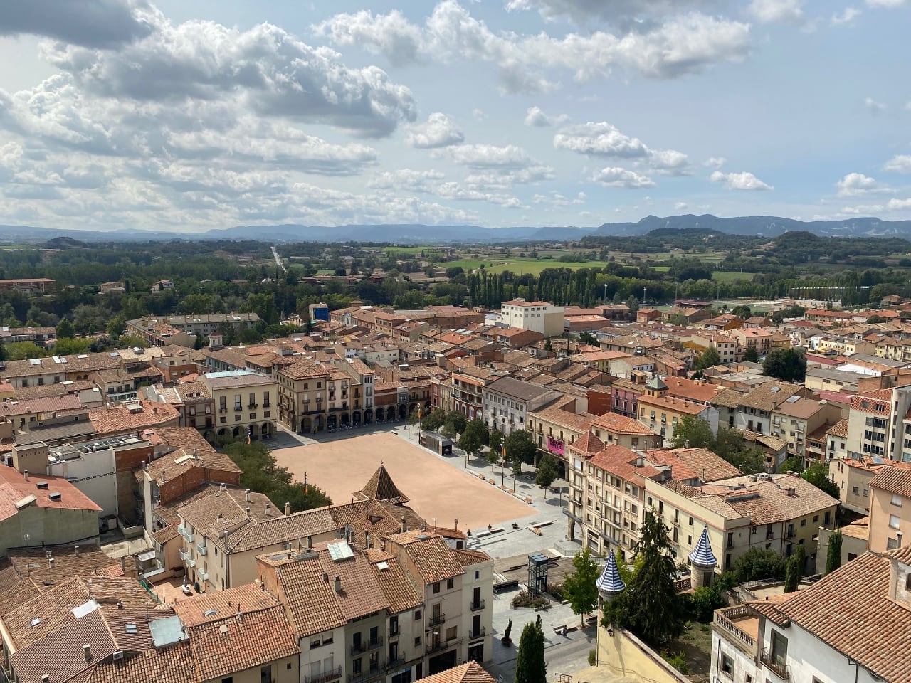 Vista de Manlleu, Osona.
