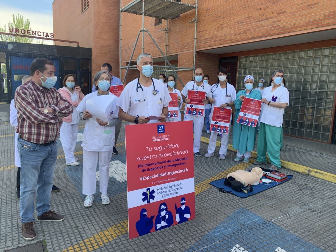 Los profesionales de Urgencias en el Hospital del Bierzo