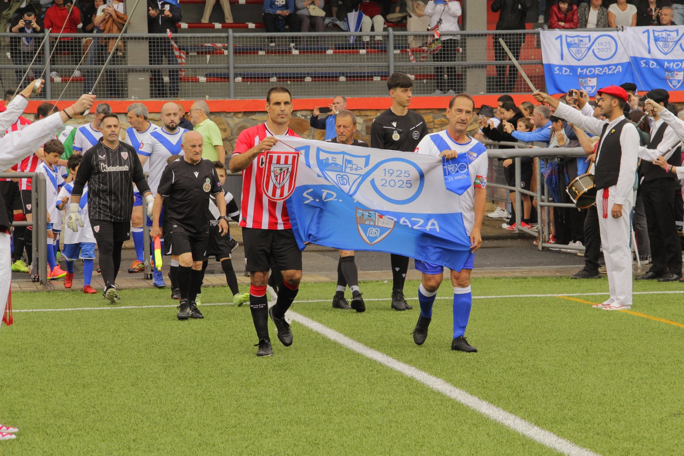 La SD Moraza y el Athletic Club de veteranos han celebrado un partido amistoso