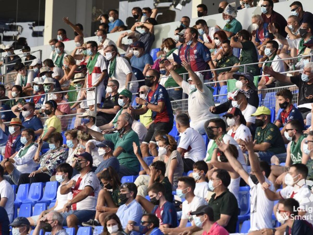 Satisfacción en la SD Huesca por recuperar el 100% del aforo de El Alcoraz