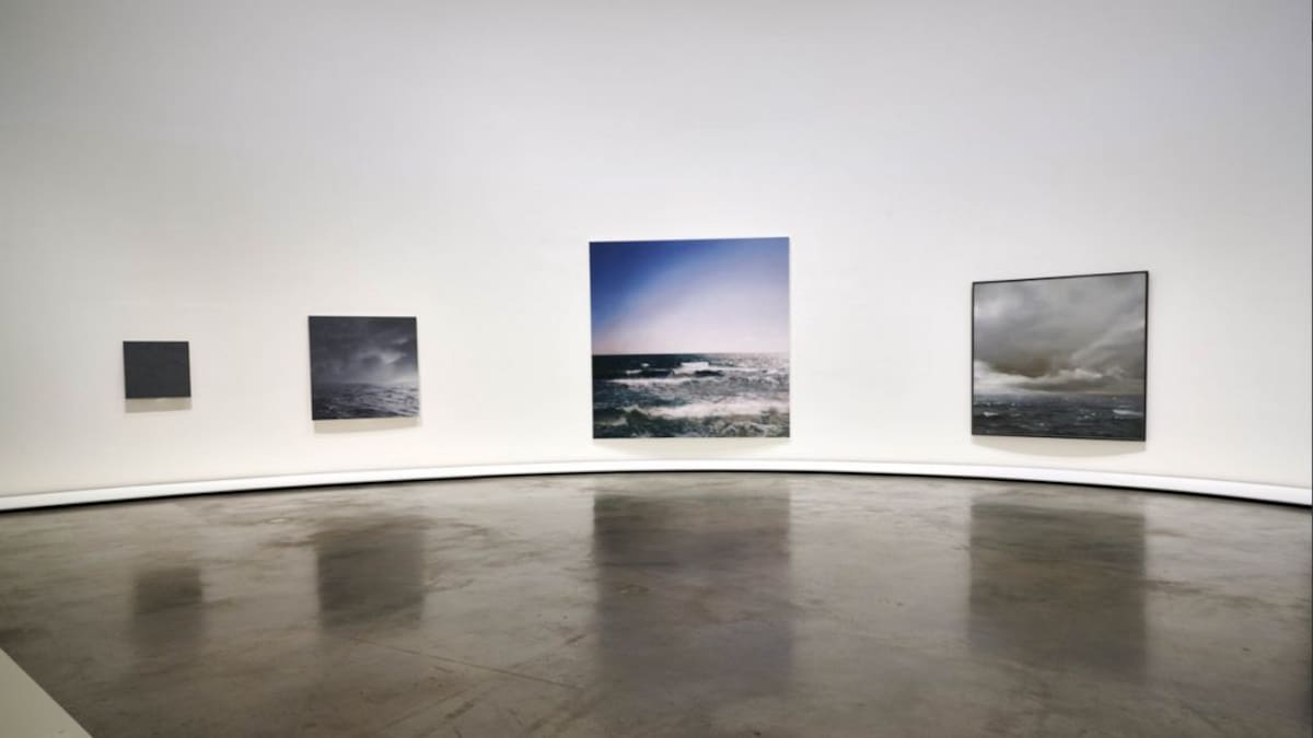 La ausencia de Gerhard Richter llega al Guggenheim gracias a sus 'Marinas'
