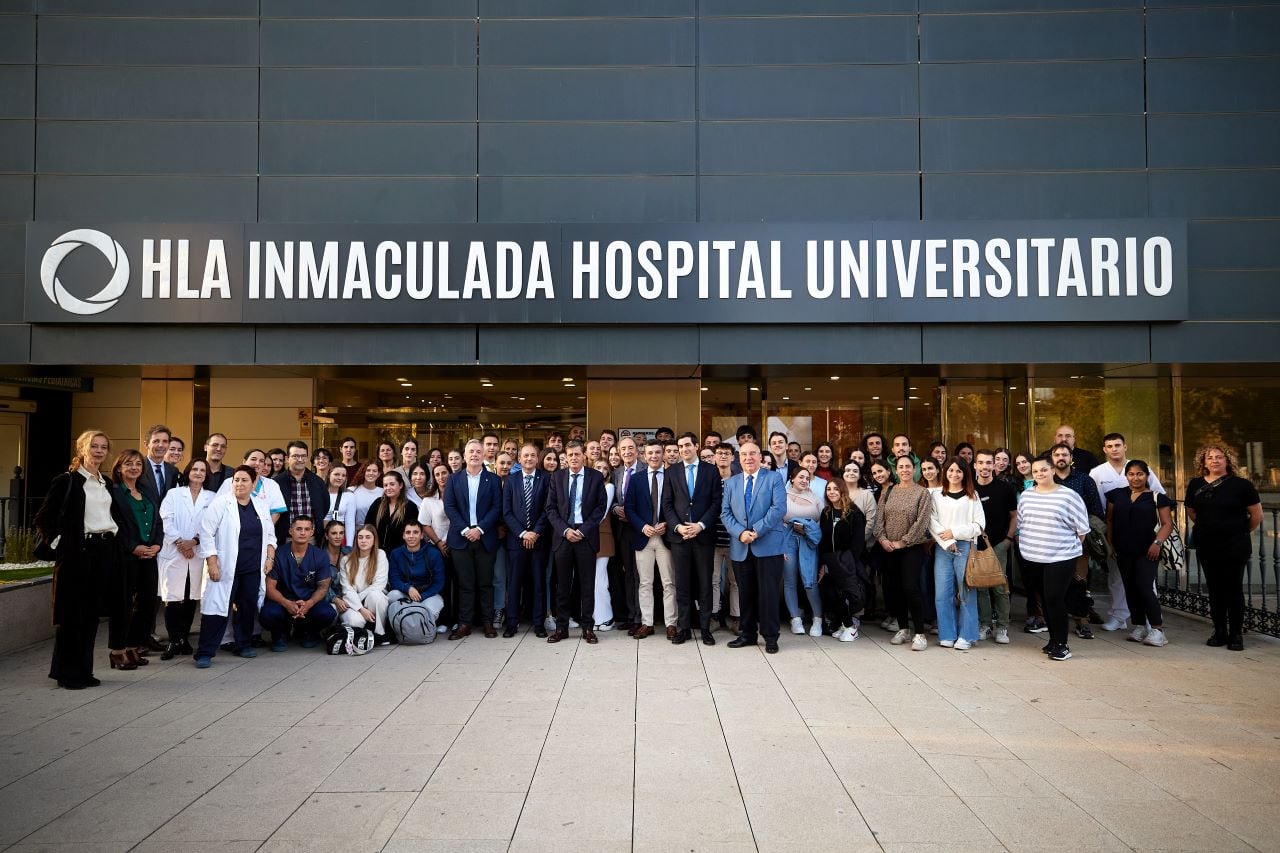 Inauguración del curso formativo en el hospital HLA Inmaculada Hospital Universitario de Granada