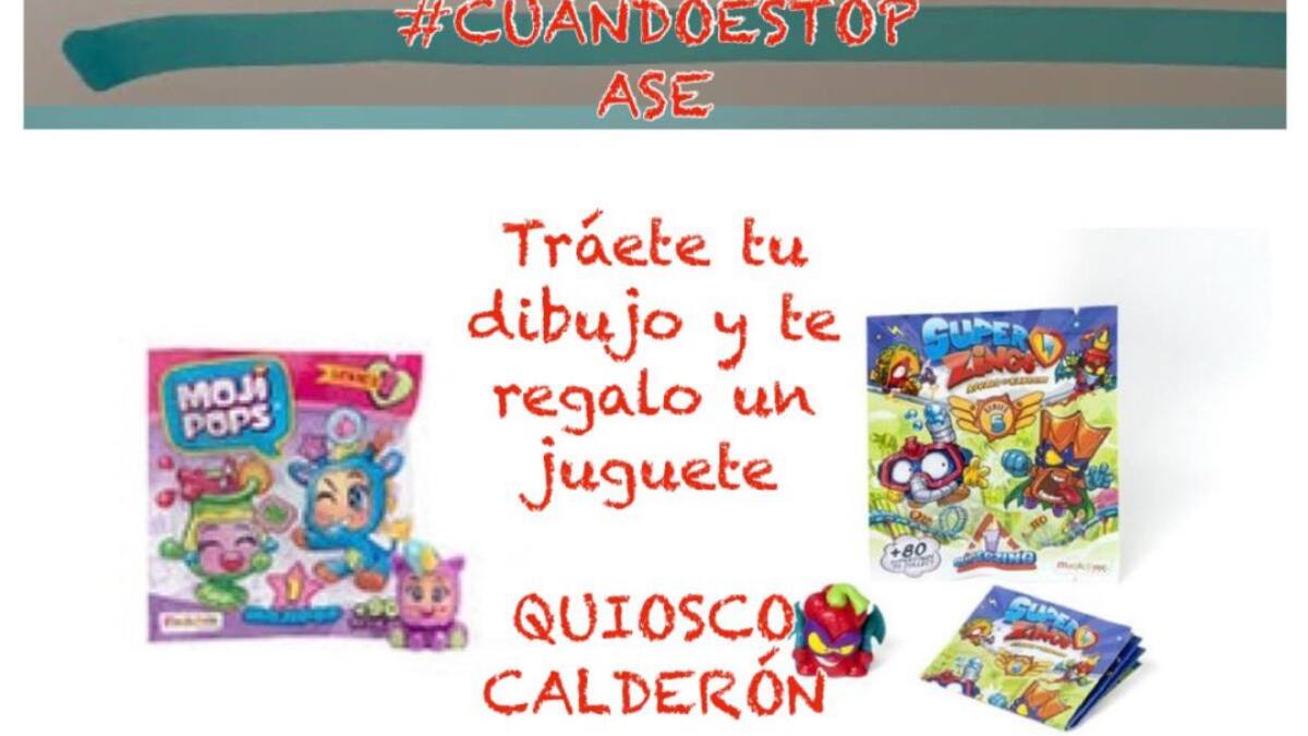 "Trae un dibujo y te lo cambio por un juguete"