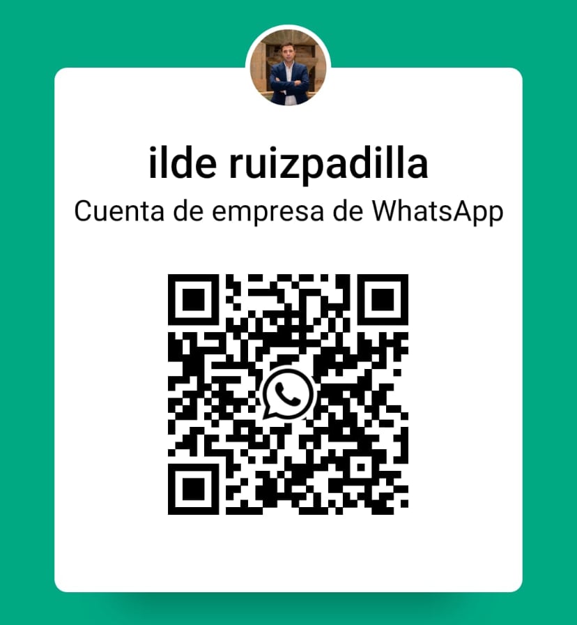 Puedes escanear el código QR para enviar el mensaje.