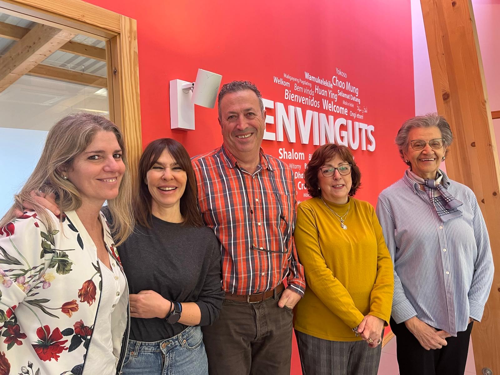 Equipo de voluntarios de Cáritas en la Zona del Llobregat (Barcelona)