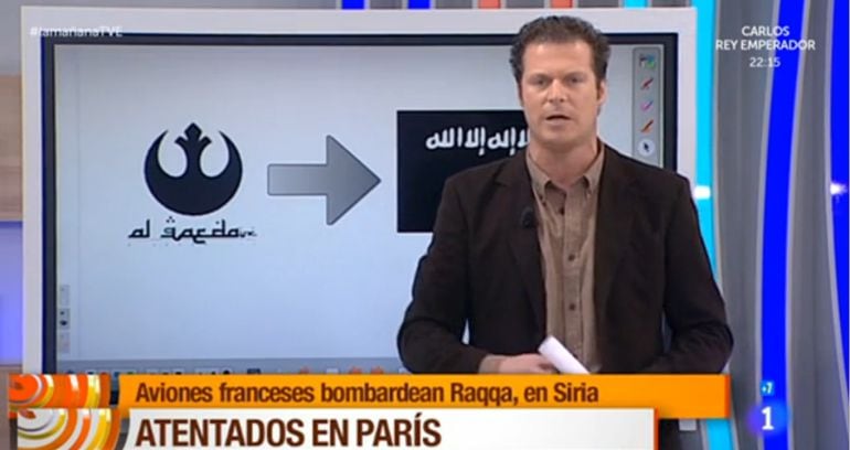 Un logo usado en Star Wars es confundido en TVE por el de Al Qaeda