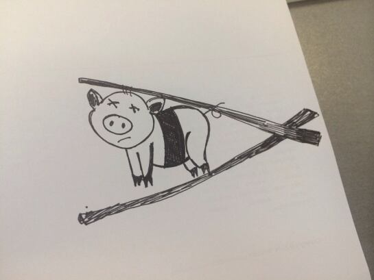 Shushinillo, mezcla de sushi y cochinillo.