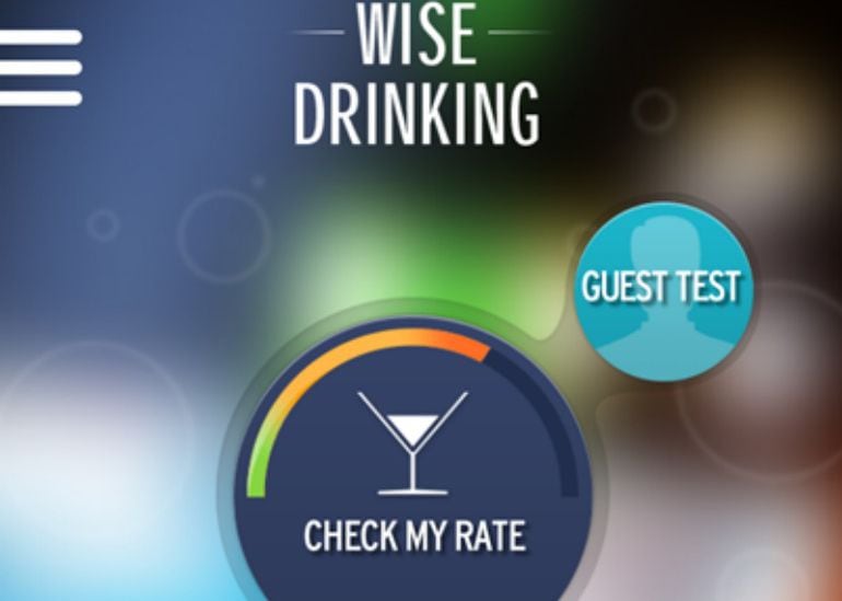 La aplicación WiseDrinking avisa de cuando has de dejar de beber.