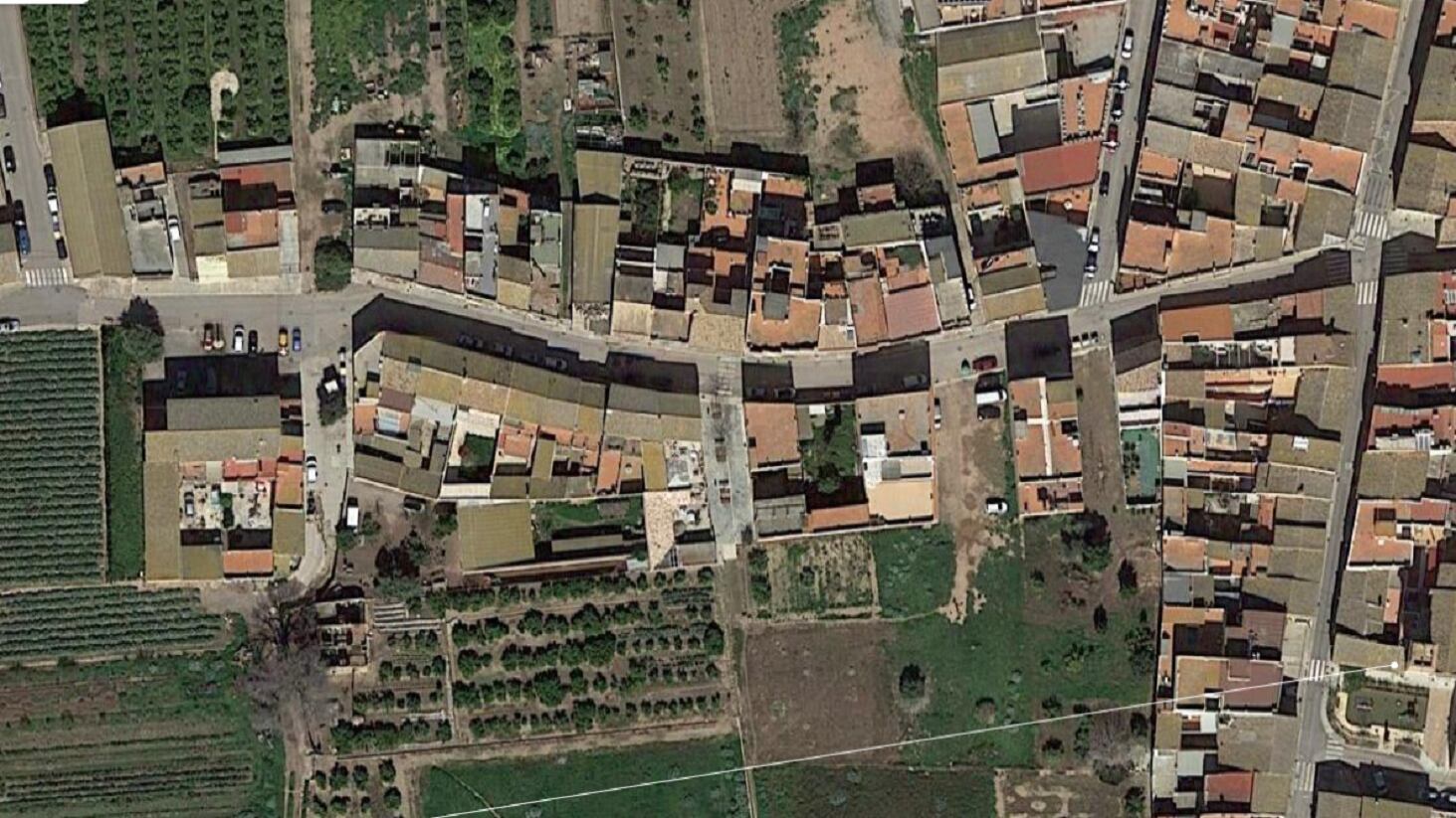 Vista aérea de Benifaraig, donde una de sus calles llevará el nombre de Carmen de Burgos