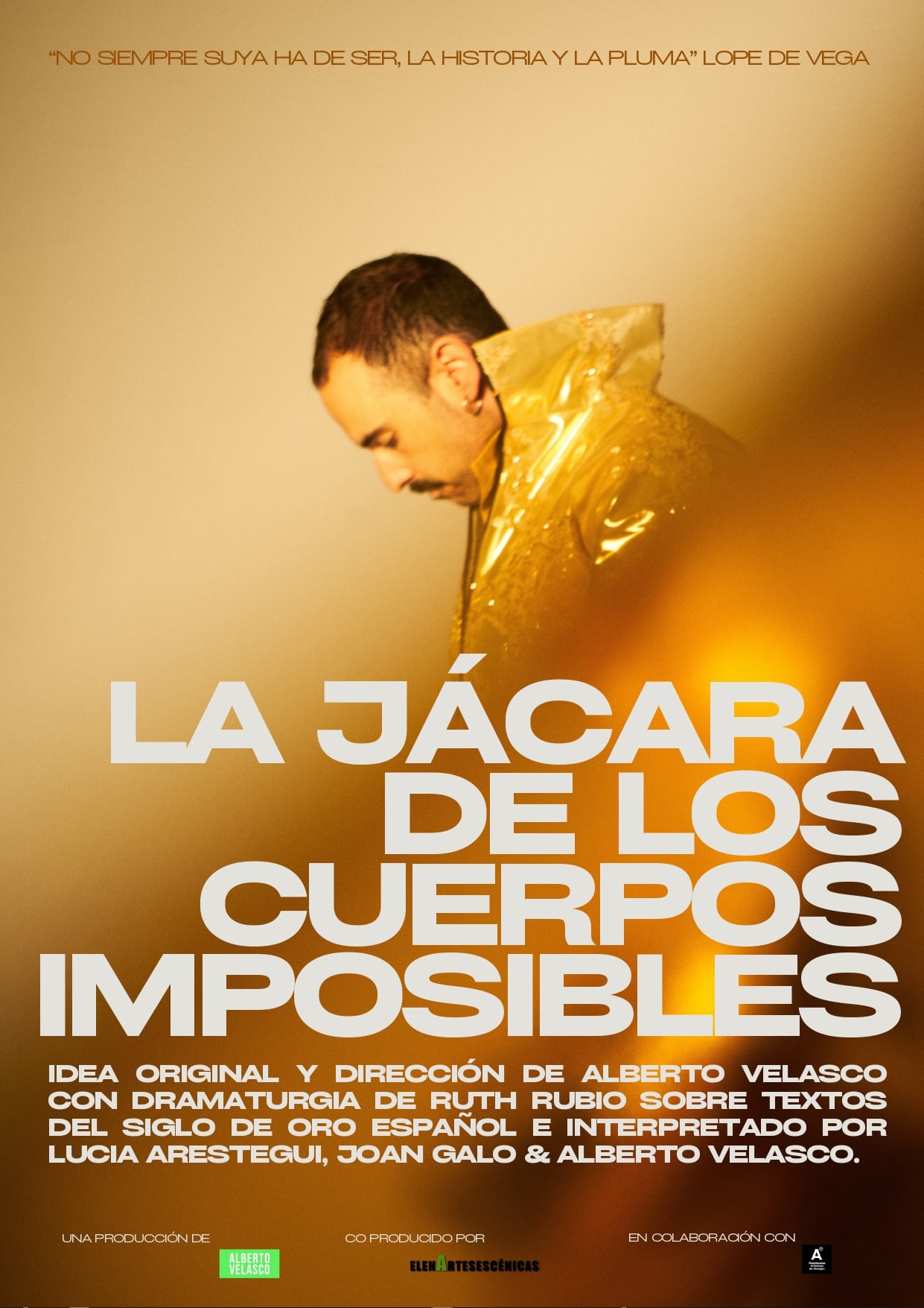 Cartel de &#039;La Jácara de los Cuerpos Imposibles&#039;, de Alberto Velasco