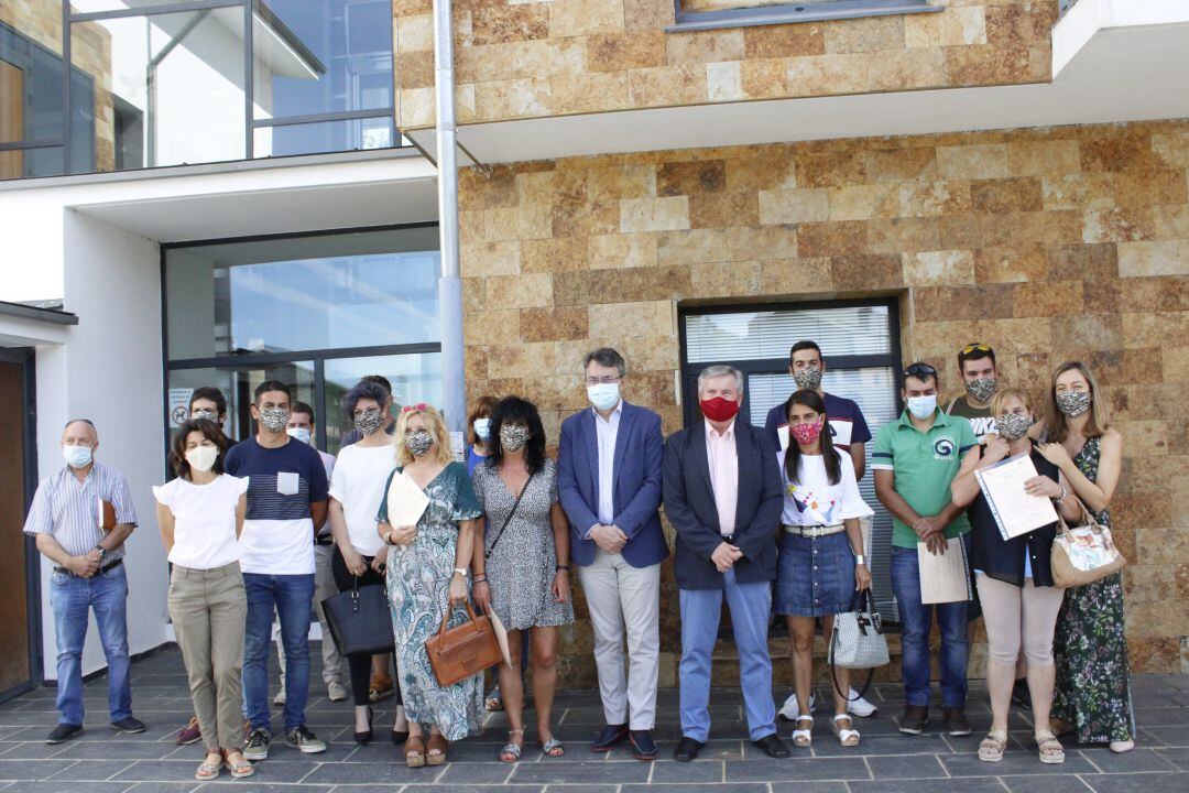 Alumnos y responsables del curso formativo "Carracedelo XII".