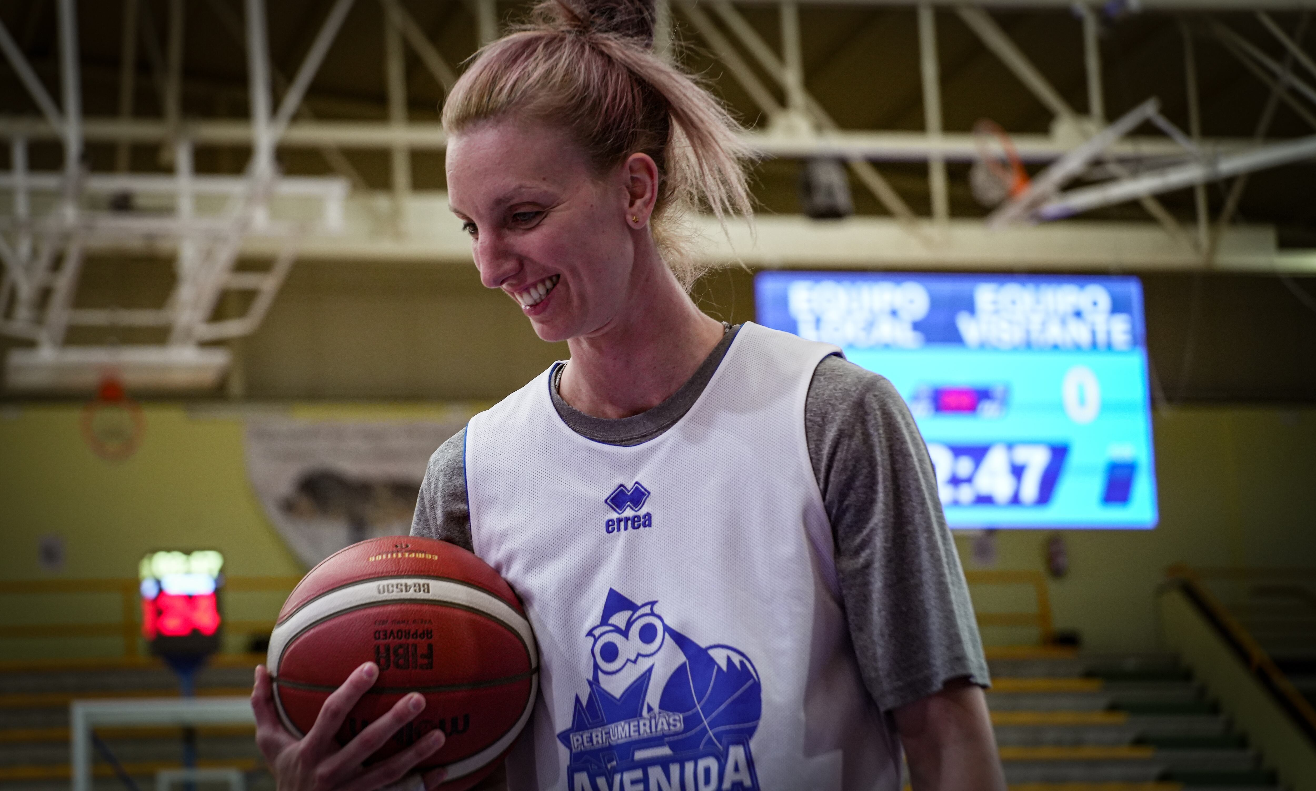 Laura Gil, en la sesión de entrenamiento previa a la final/CB Tormes