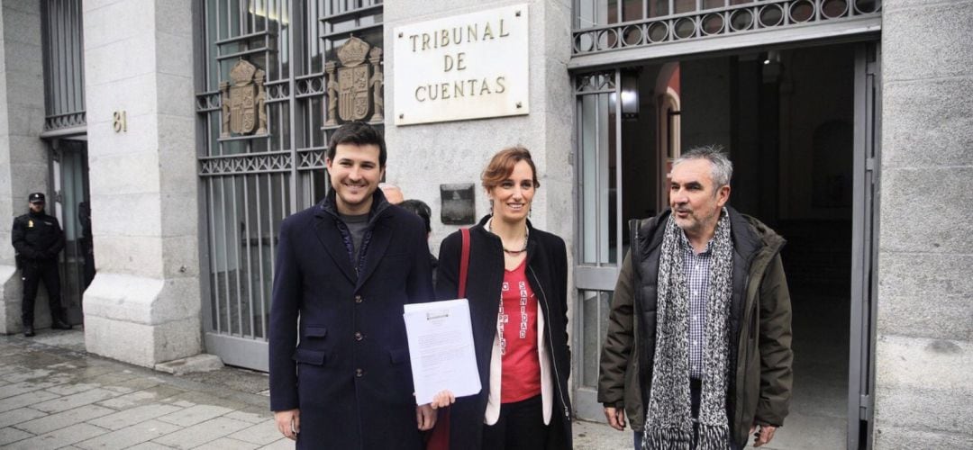 Los diputados regionales de Más Madrid frente al Tribunal de Cuentas