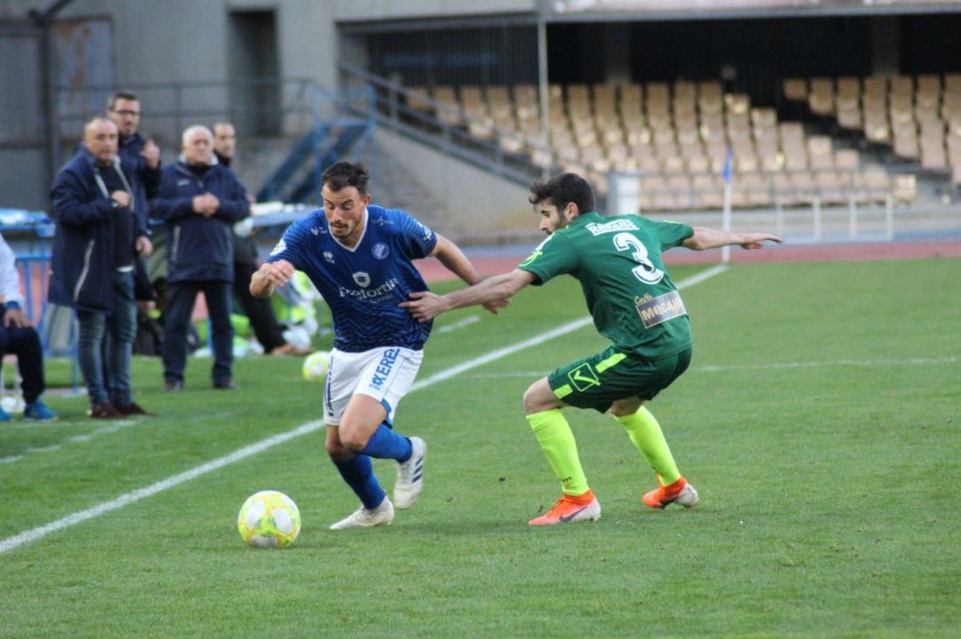 Imagen del partido disputado este domingo en Chapín