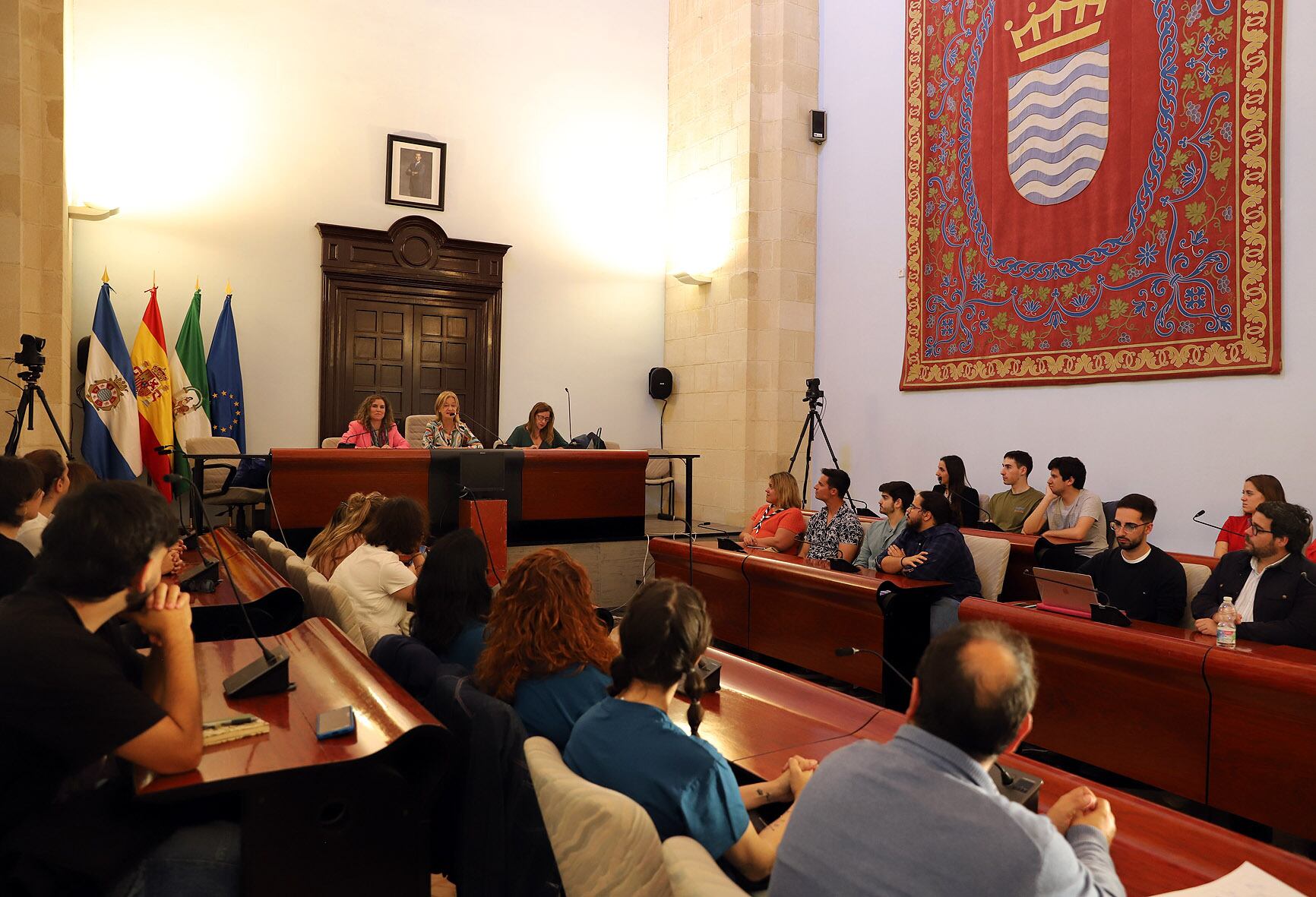 Pleno en el que se ha oficializado la Mesa de la Juventud