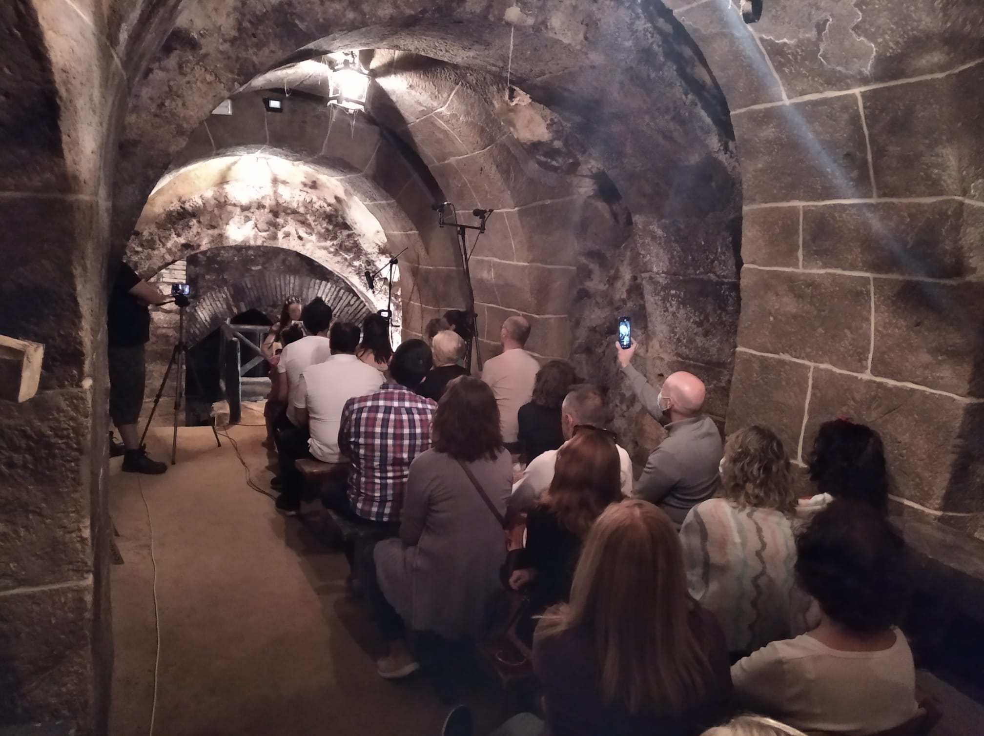 Imagen de archivo de la segunda jornada, en la bodega de El Chilindrón