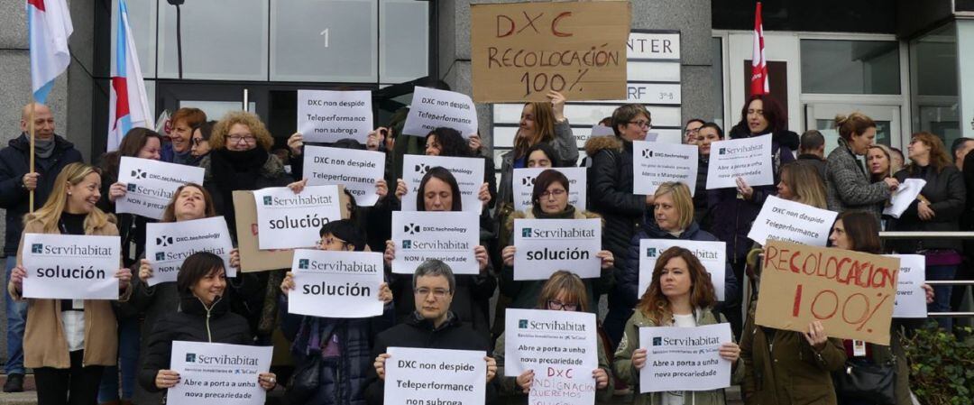 Concentración de trabajadores