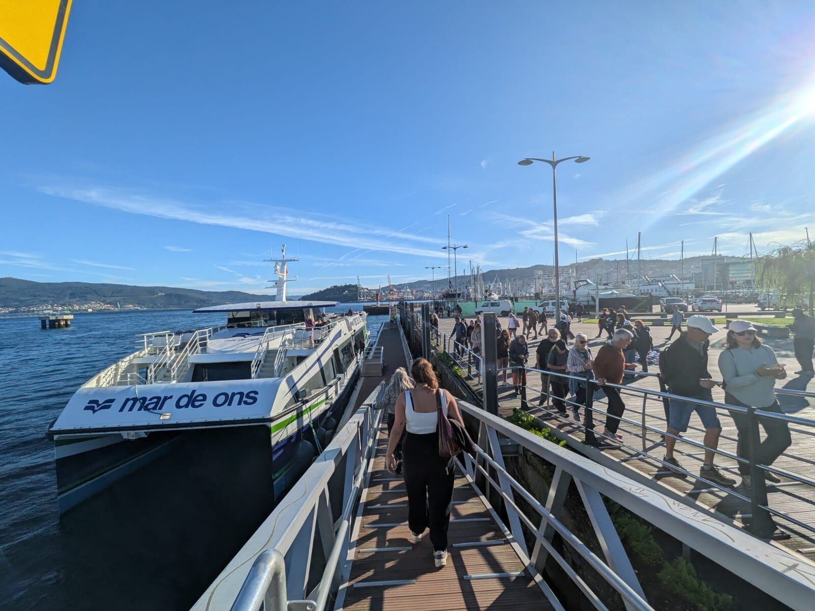 Embarque de Mar de Ons en Vigo