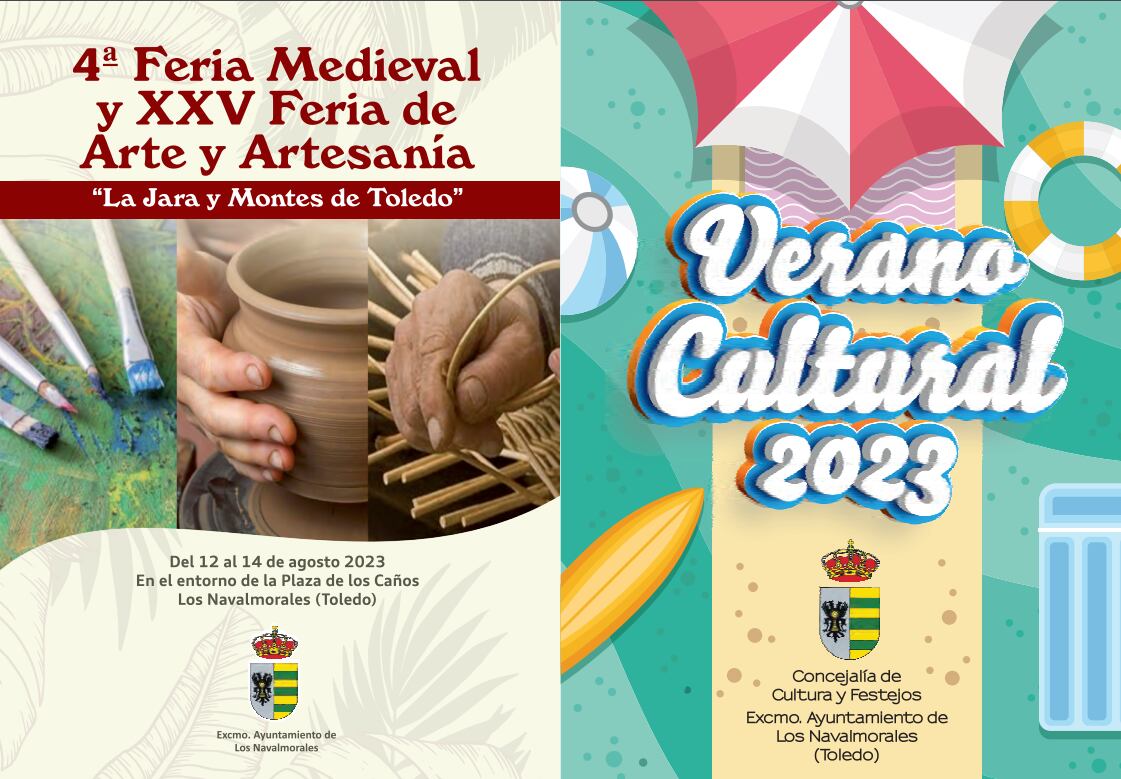 La feria medieval, la feria de arte y artesanía y las jornadas de la tapa son algunas de las actividades que se pueden disfrutar en Los Navalmorales