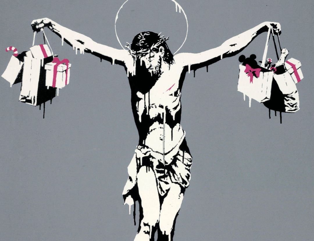 &#039;Christ with shopping bags&#039;