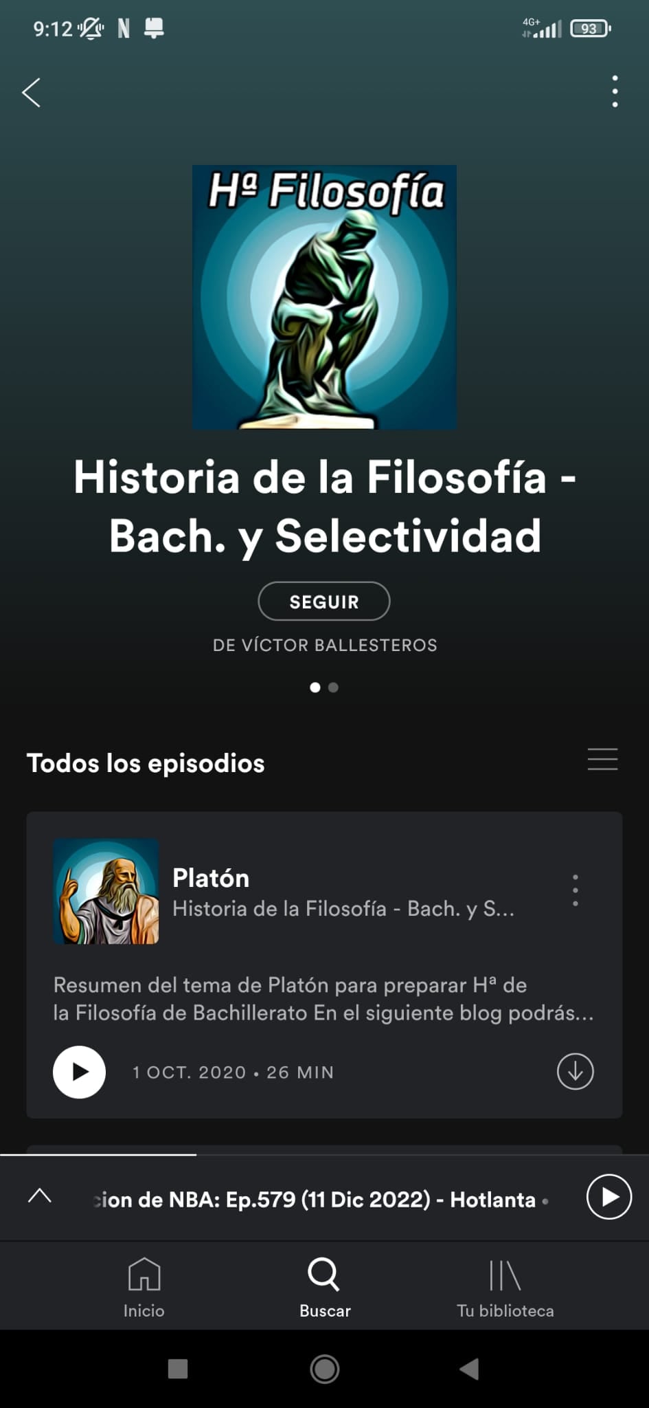 El podcast de Víctor Ballesteros, en Spotify