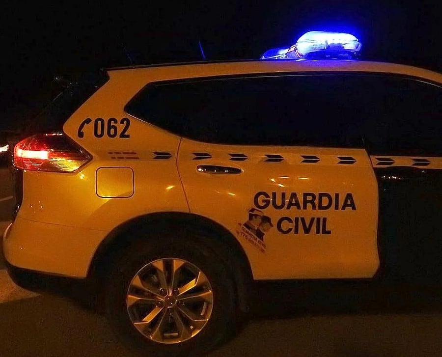 Vehículo de la Guardia Civil