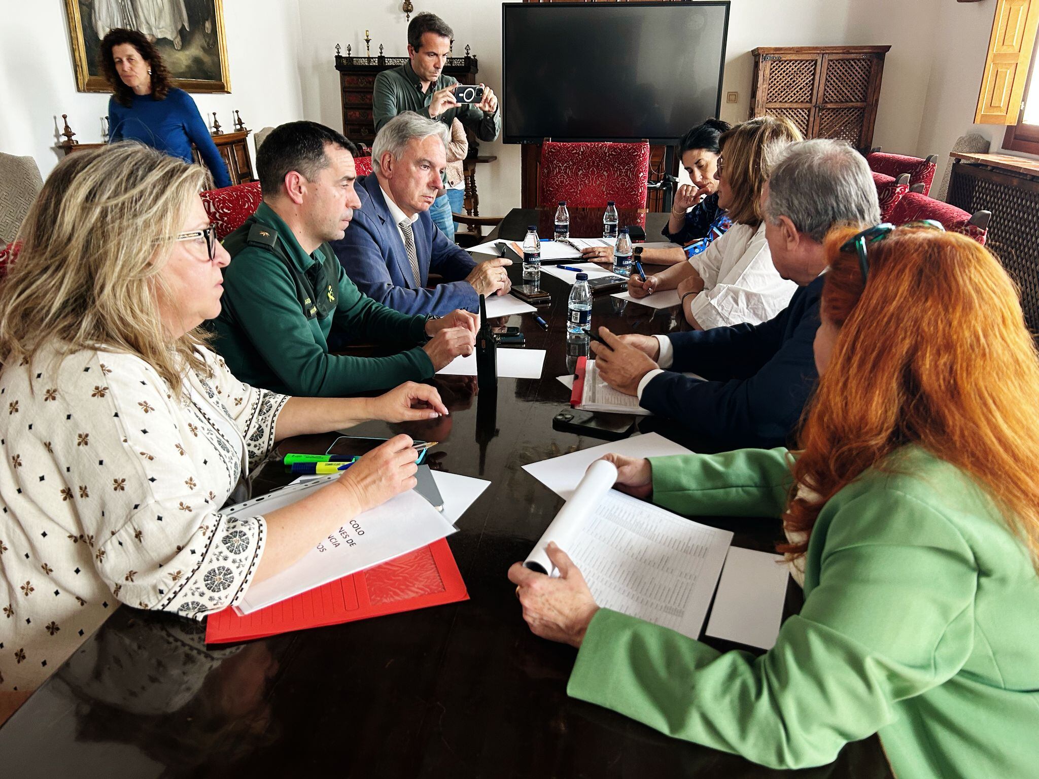 Reunión mantenida en el CECOPI en Palencia