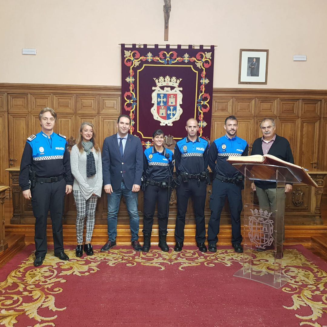 Palencia cuentra con tres nuevos policías locales
