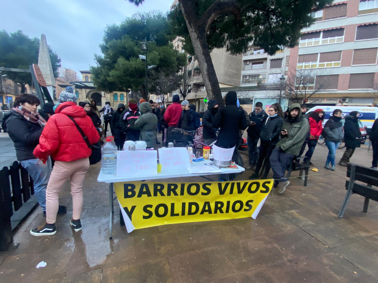 Concentración en la Plaza Santo Domingo