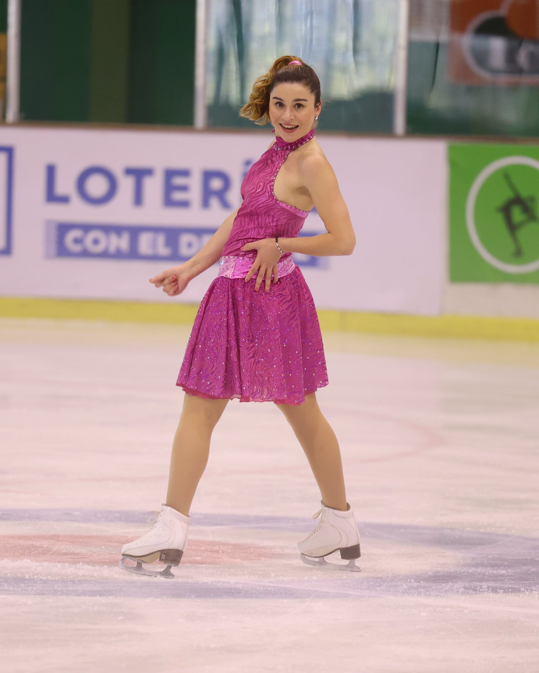 Ángela Martín Mora durante la competición