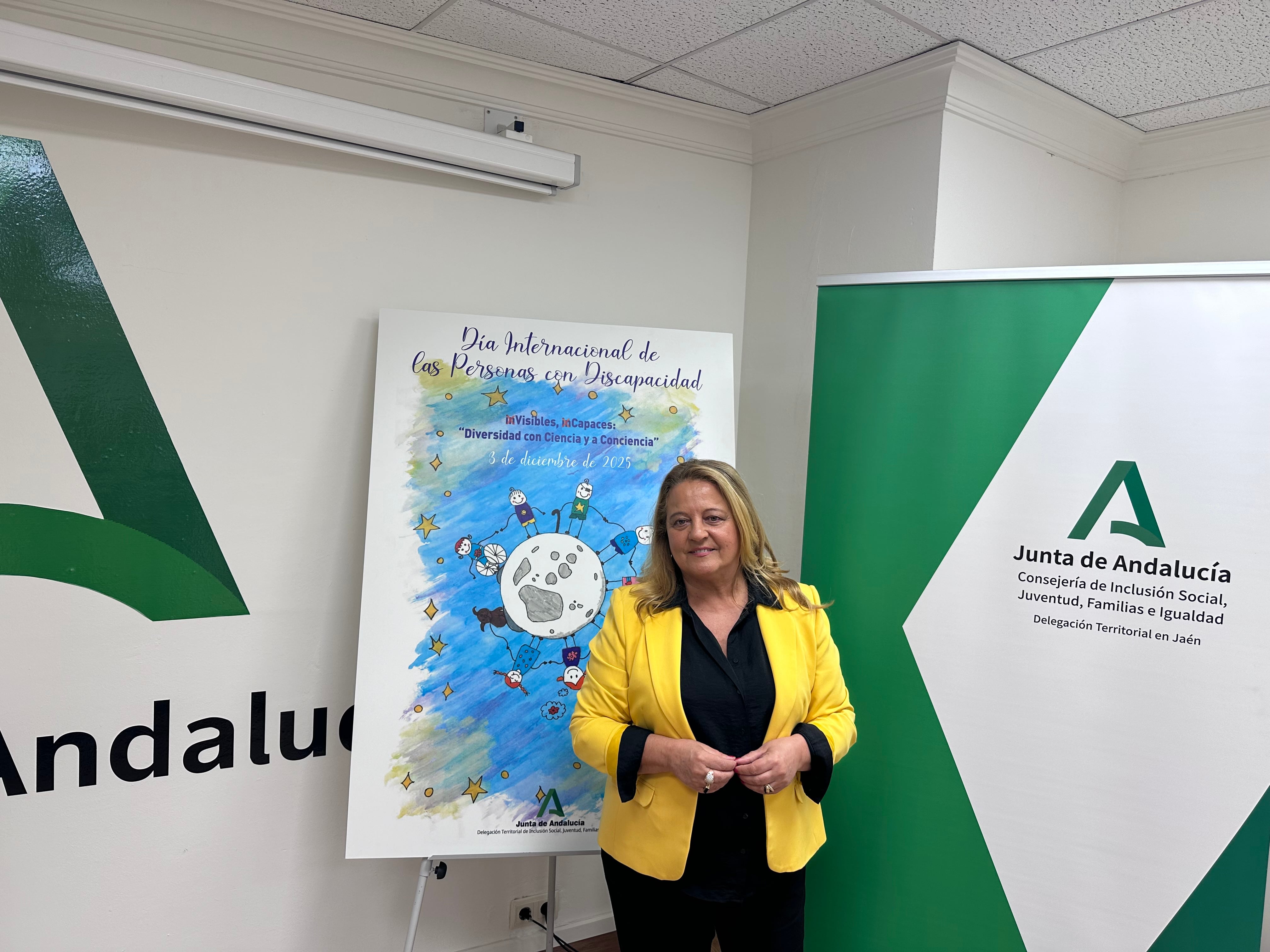 La Junta de Andalucía presenta el Mes de la Discapacidad en Jaén bajo el lema “Diversidad, conciencia y a conciencia”