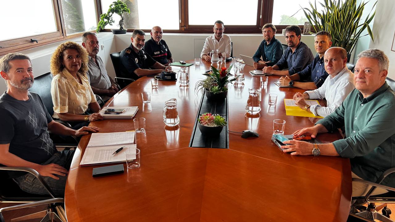 Un momento durante la reunión de la Comisión Municipal de Sequía