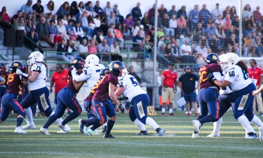 La Selección Española de fútbol americano femenina ganó el partido que disputó en Jaca