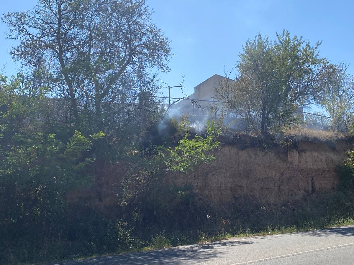 Aranda registra un pequeño incendio
